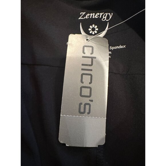 NWT Chico’s Zenergy Neema Summer Sport Dress with Hood – Size 2 (M/10–12) – Blac - Picture 4 of 16